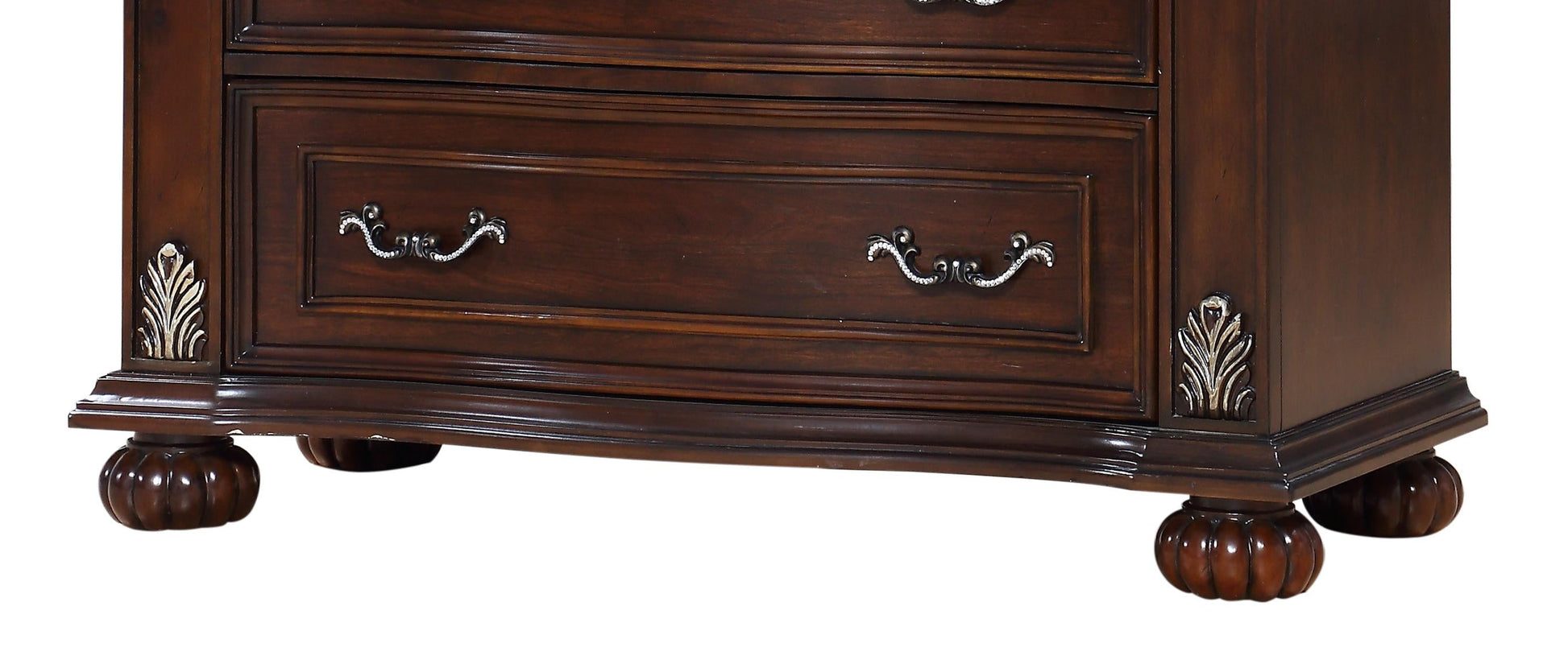 Rosanna Traditional Style Chest in Cherry finish Wood Cosmos Furniture