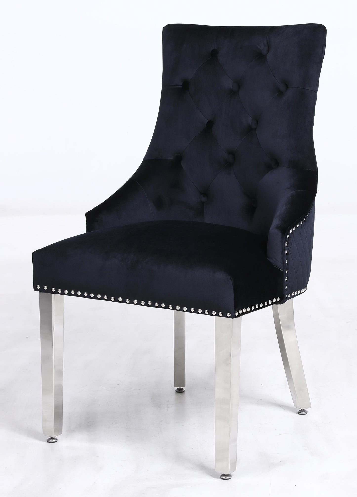 Leo Transitional Style Black Accent Chair Cosmos Furniture