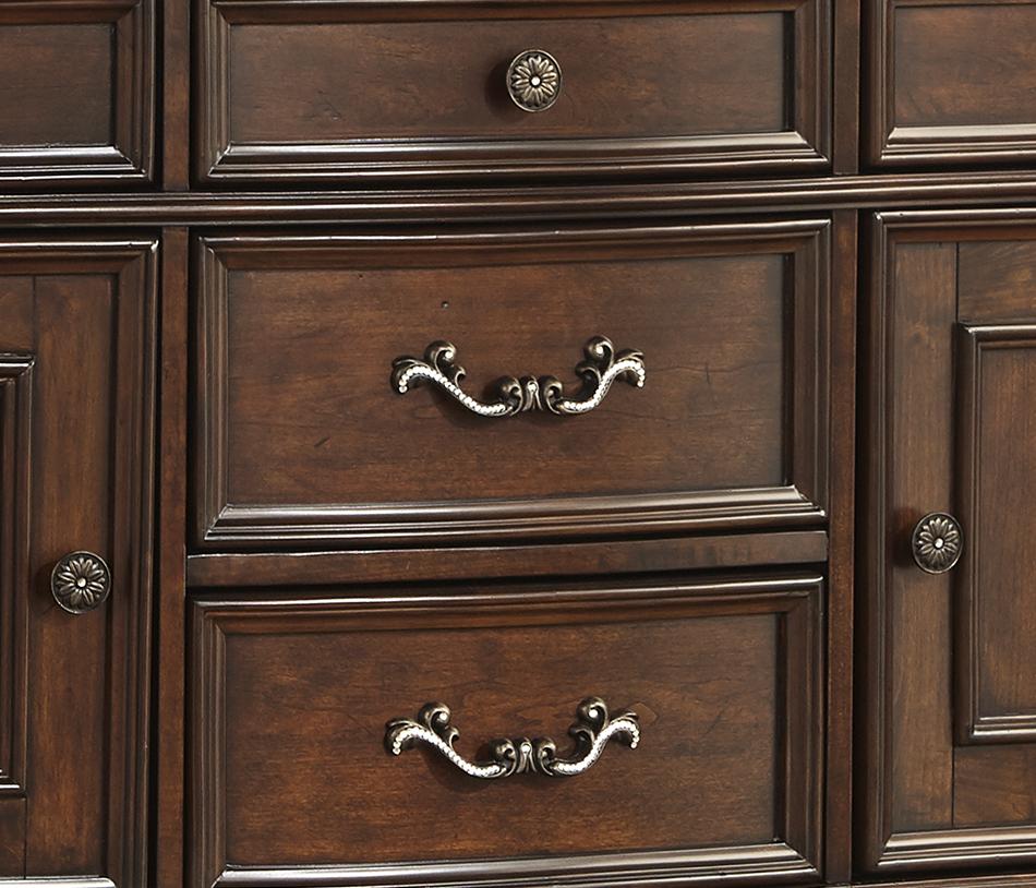 Rosanna Traditional Style Dining Server in Cherry finish Wood Cosmos Furniture