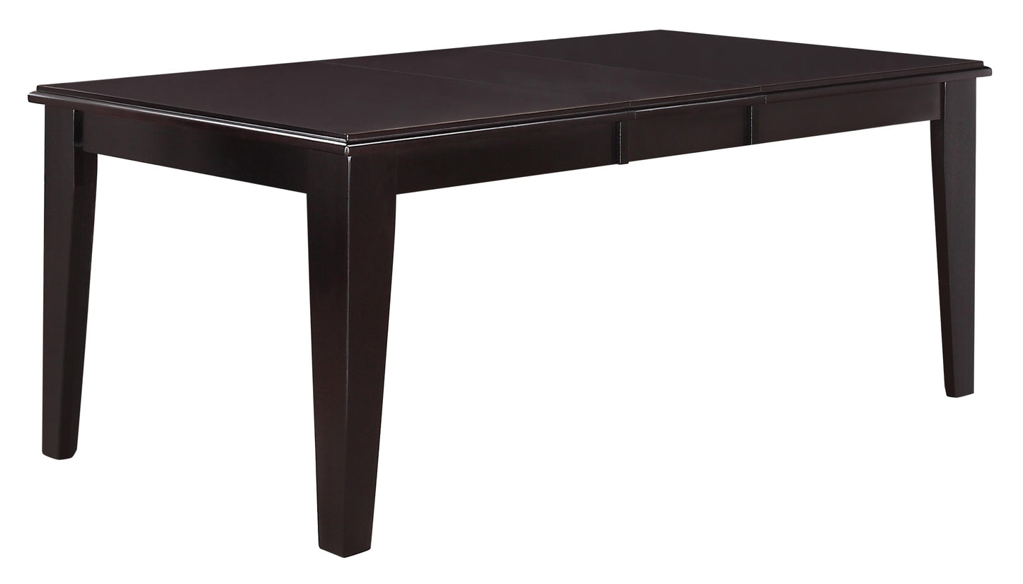 Era Transitional Style Dining Table in Espresso finish Wood Cosmos Furniture