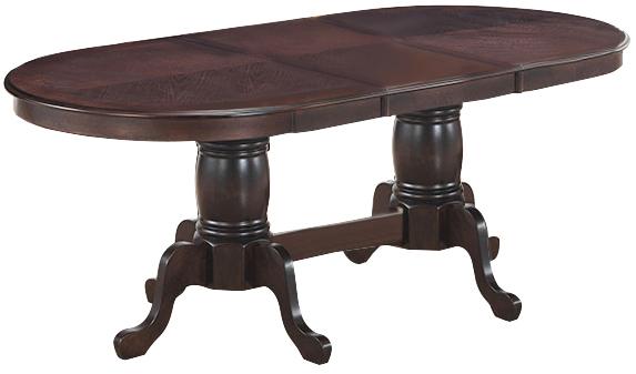 Lakewood Traditional Style Dining Table in Espresso finish Wood Cosmos Furniture