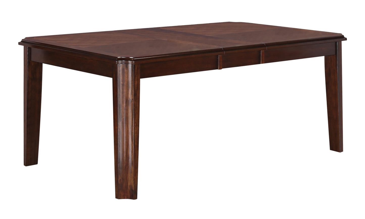 Pam Transitional Style Dining Table in Espresso finish Wood Cosmos Furniture