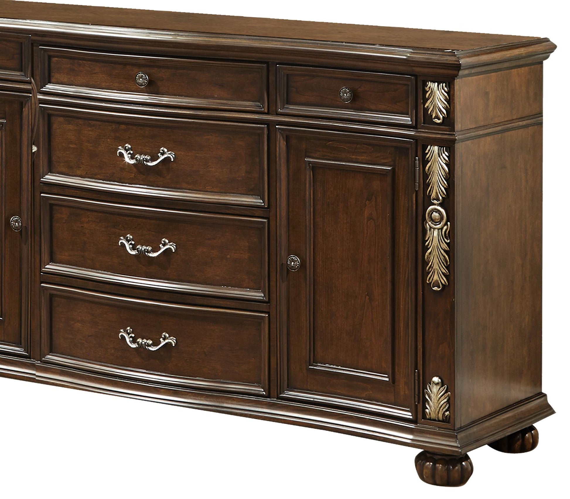 Rosanna Traditional Style Dining Buffet in Cherry finish Wood Cosmos Furniture