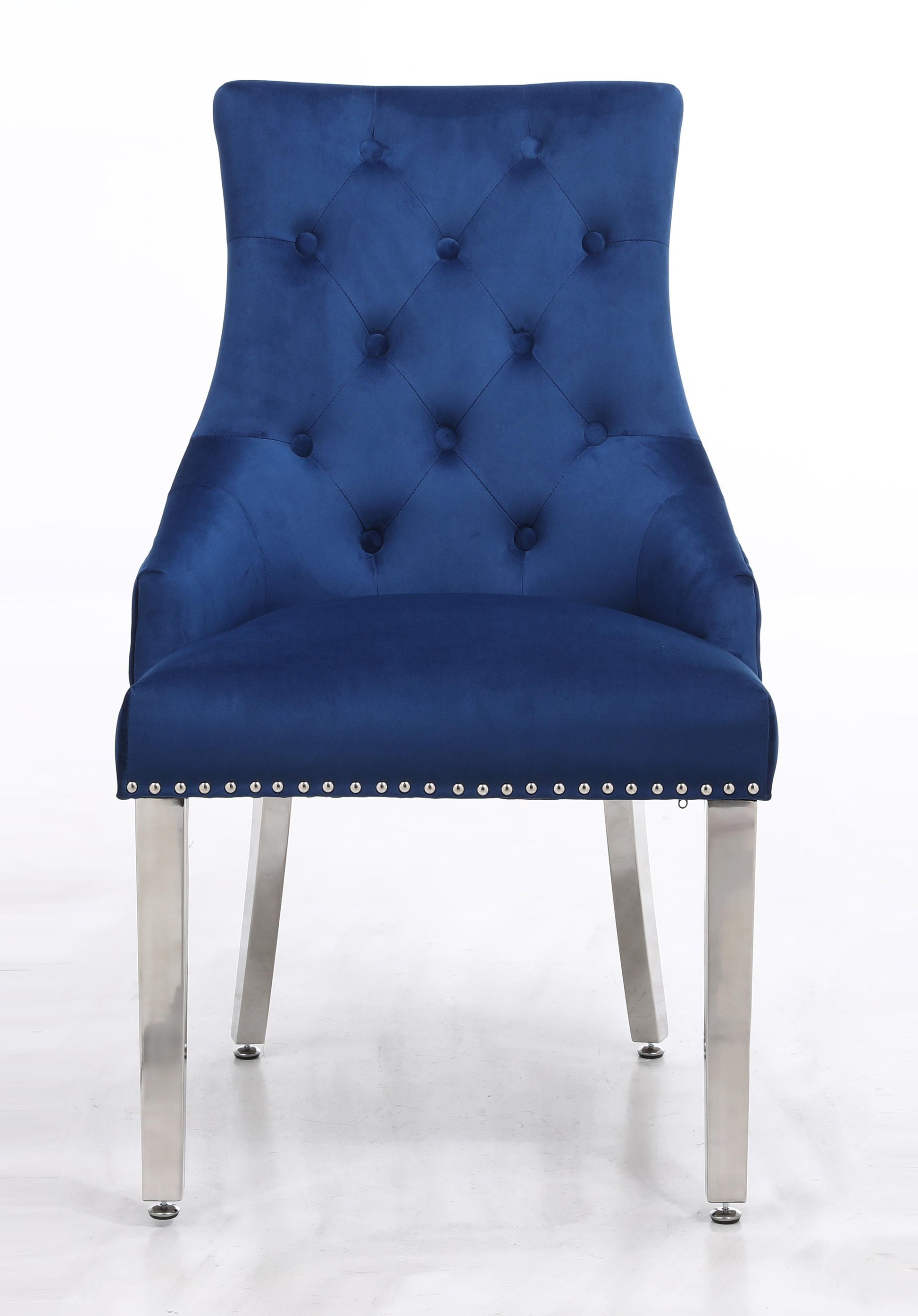 Leo Transitional Style Blue Accent Chair Cosmos Furniture