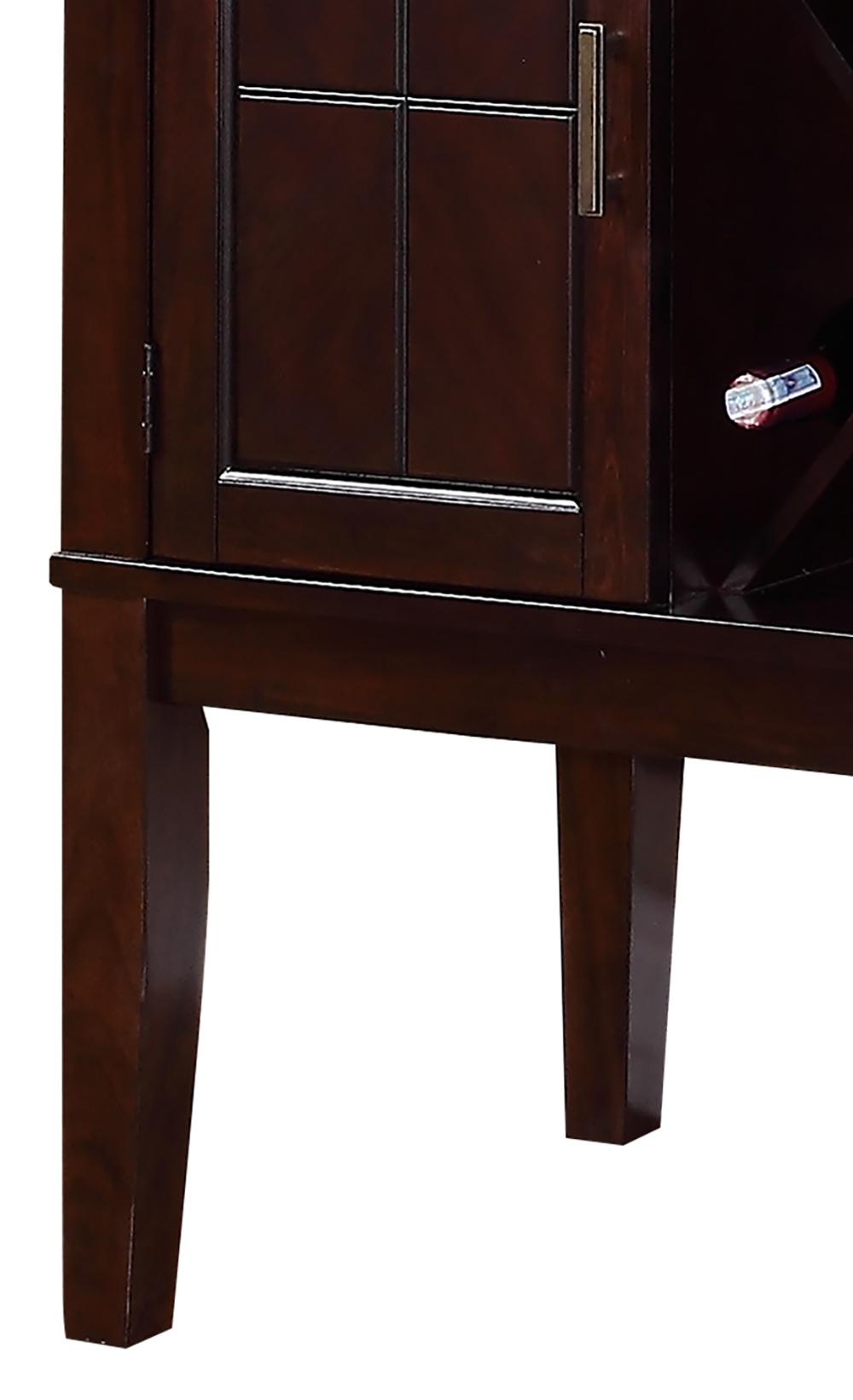Era Transitional Style Dining Server in Espresso finish Wood Cosmos Furniture