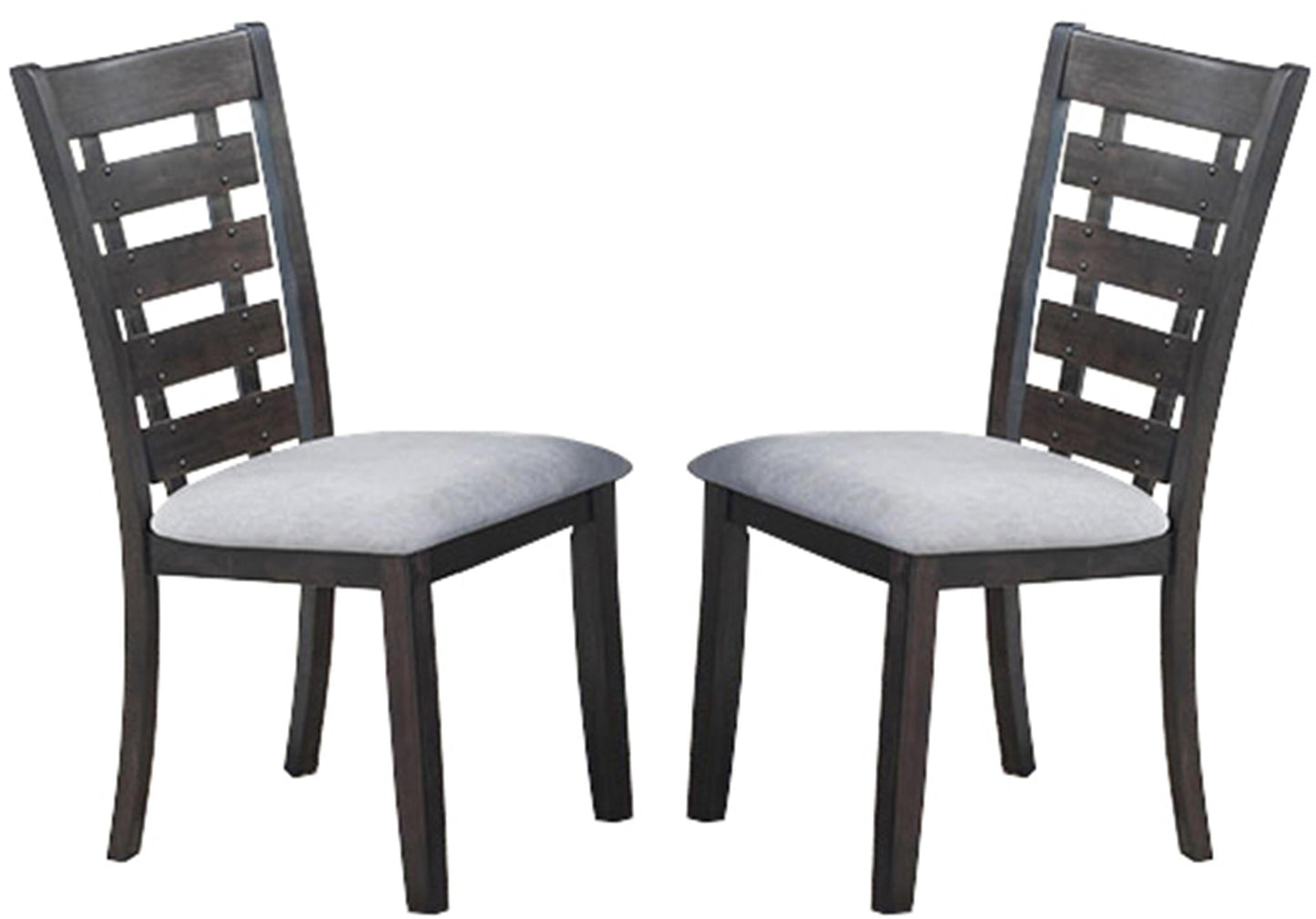 Bailey Transitional Style Dining Chair in Gray finish Wood Cosmos Furniture