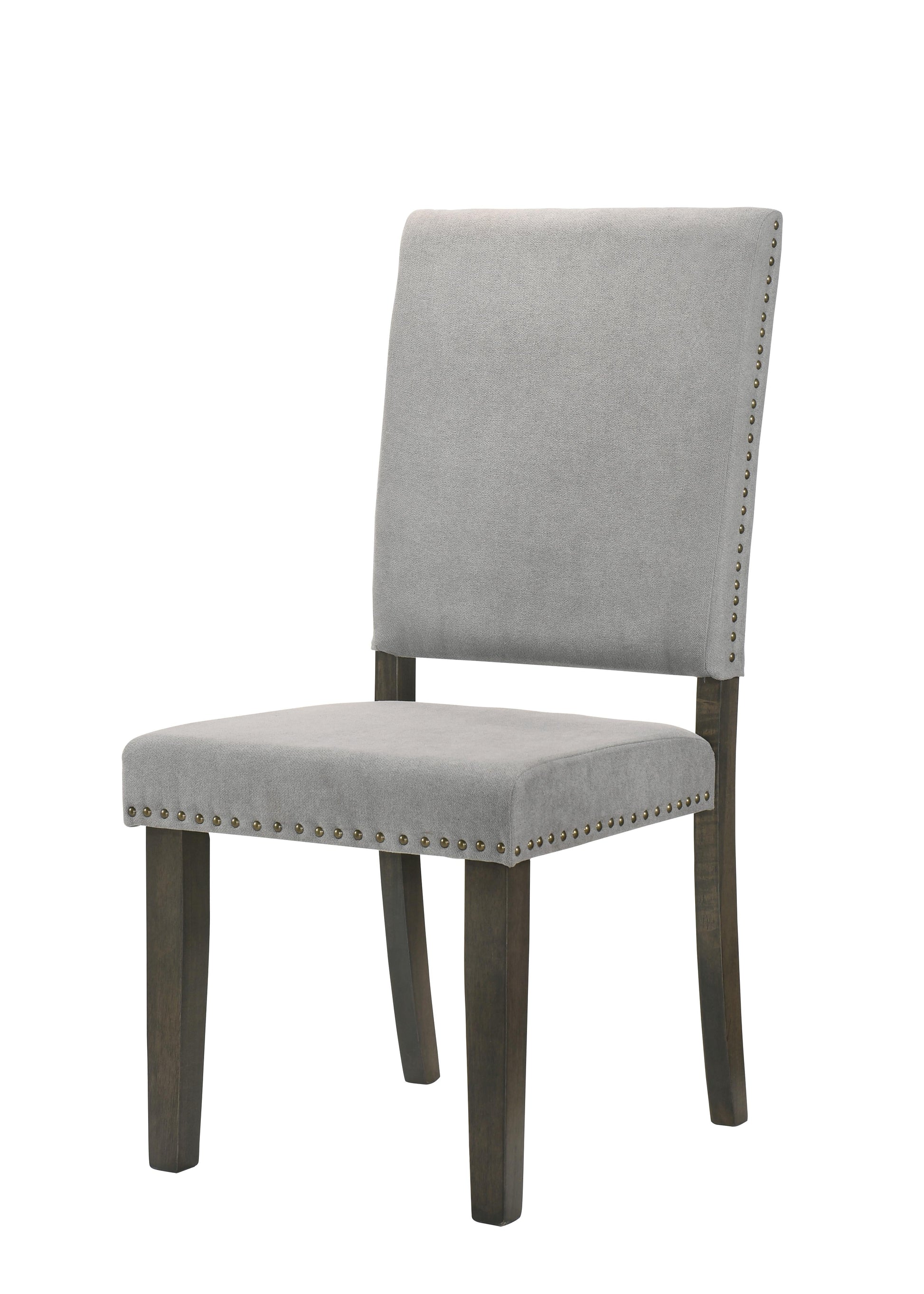 Asbury Transitional Style Dining Chair in Gray Fabric Cosmos Furniture