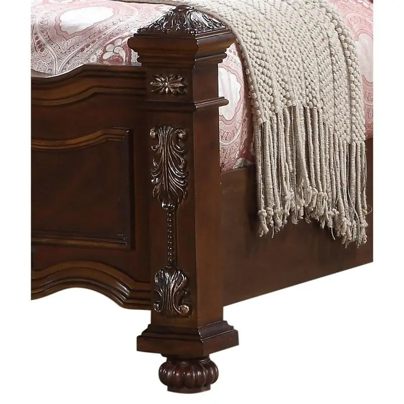 Destiny 6Pc Traditional Bedroom Set in Cherry Finish by Cosmos Furniture Cosmos Furniture