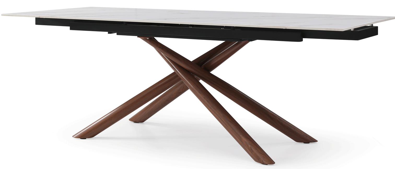ESF Furniture - 9063 Dining Table 71 w/2x12" Extension - 9063DININGTABLE71 ESF Furniture