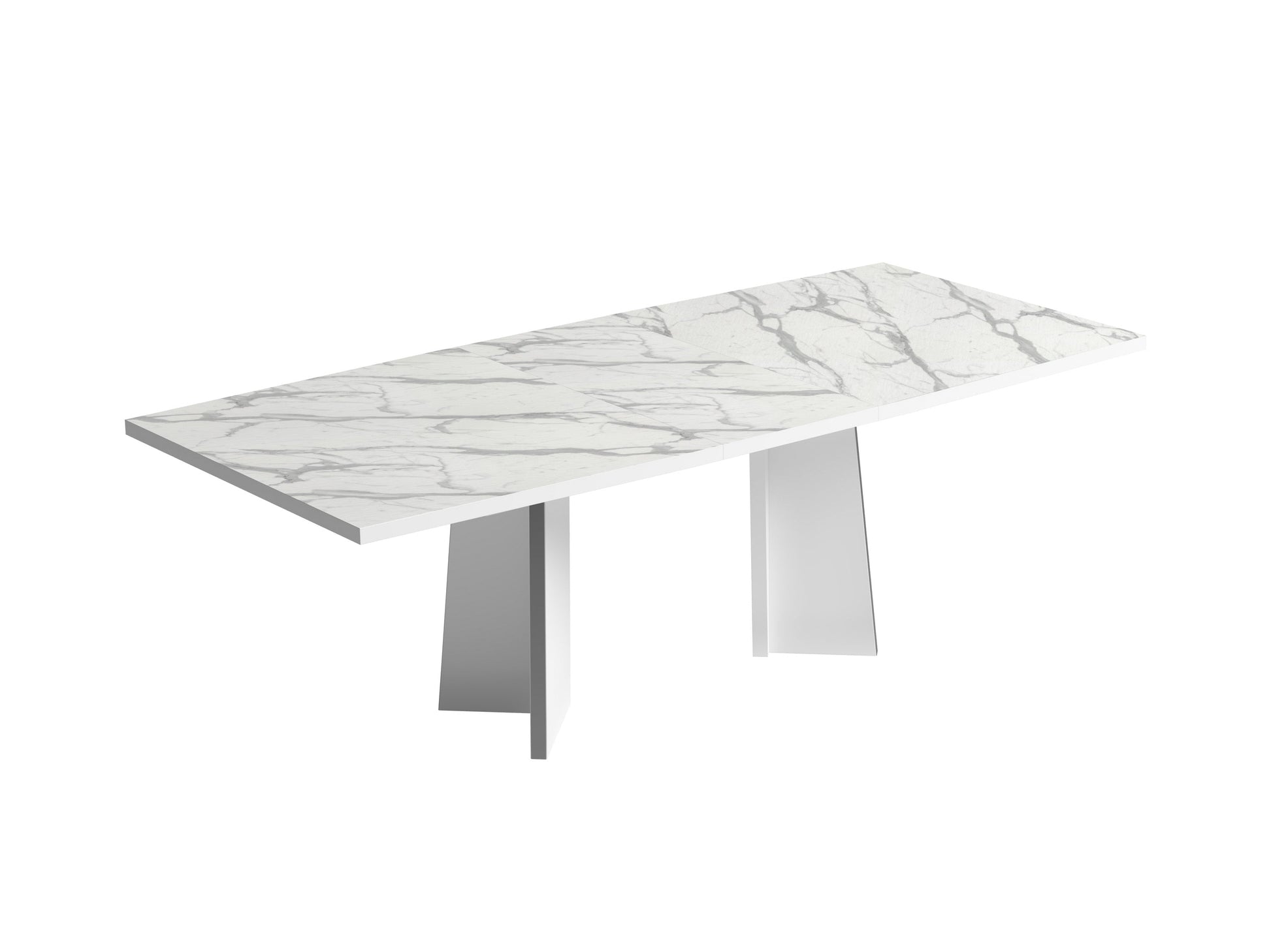 ESF Furniture - Carrara Dining Table With 18'' Extension - CARRARATABLE ESF Furniture