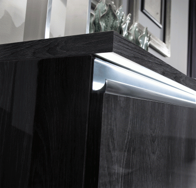 ESF Furniture - Oxford 3 Door Buffet with Light Grey - OXFORDBUFFET ESF Furniture