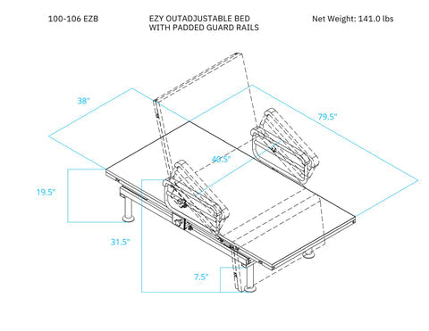 EZ Lift Power Lift Up Bed House to Home Furnishings LLC