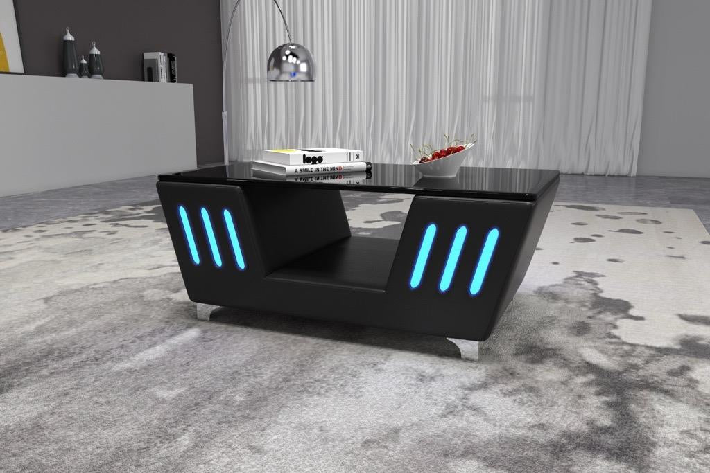 VISCOTTI 🔊“Bluetooth Speaker” 🔊Home Theater Sectional Sofa with LED LIGHTING 💡 & USB 🔌Charging Ports 🔌 Titanic