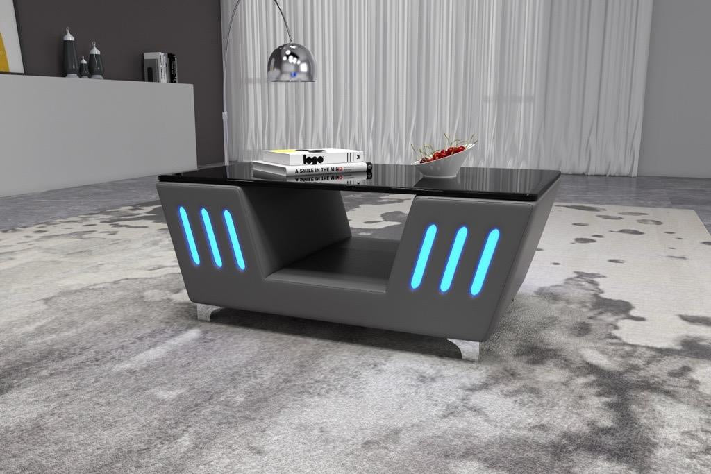 VISCOTTI 🔊“Bluetooth Speaker” 🔊Home Theater Sectional Sofa with LED LIGHTING 💡 & USB 🔌Charging Ports 🔌 Titanic