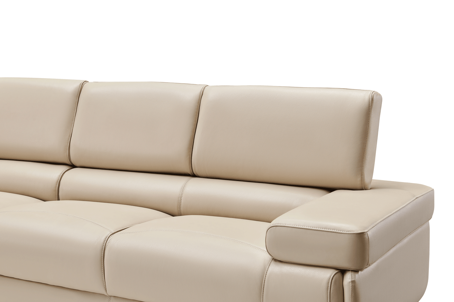 2119 Modern “Italian Top Grain Leather” Sectional with Adjustable Headrest by ESF Furniture ESF Furniture