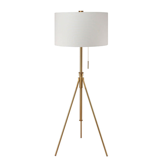 Zaya Stained Gold Floor Lamp FOA East