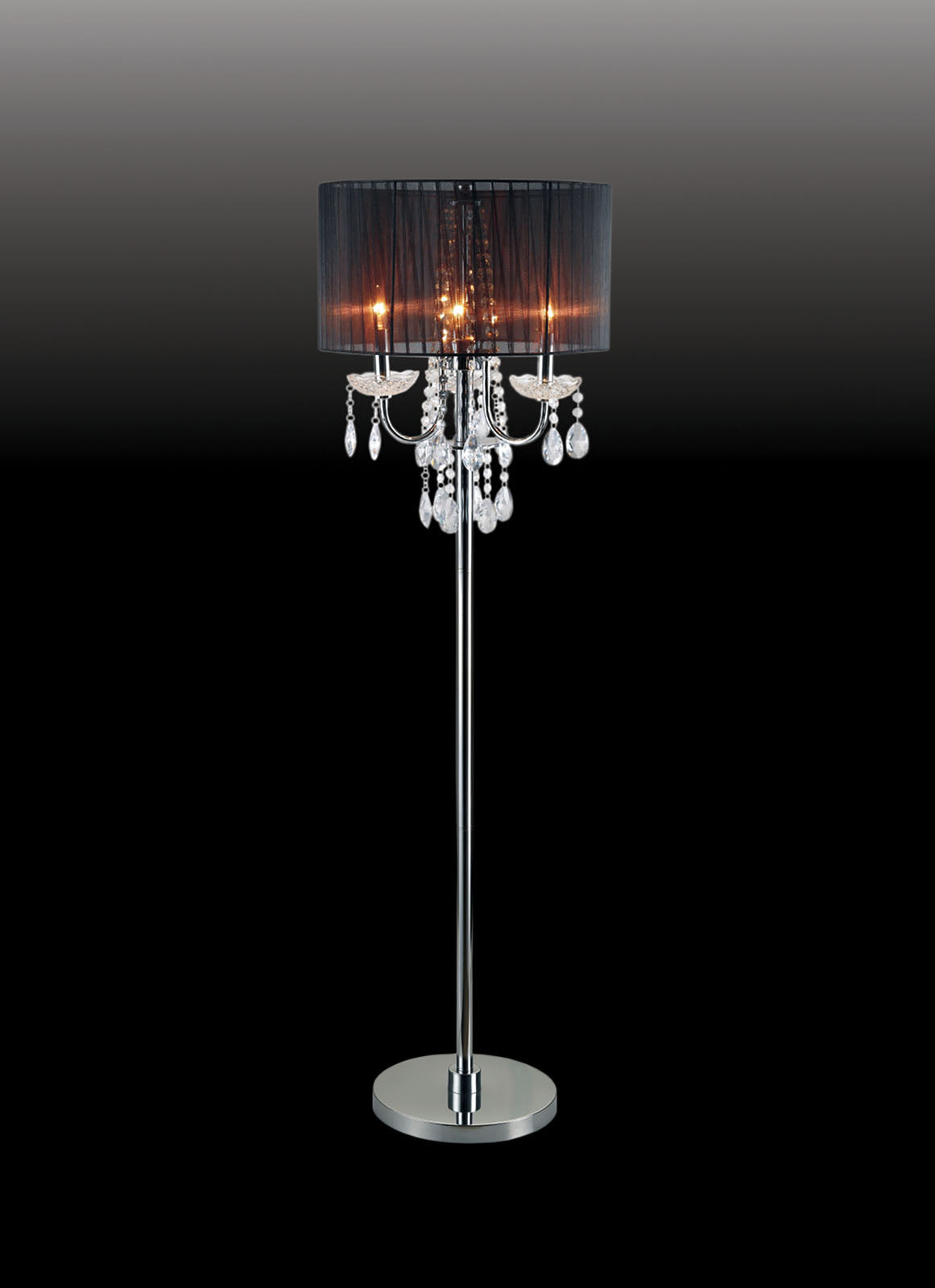 Jada Black Floor Lamp FOA East