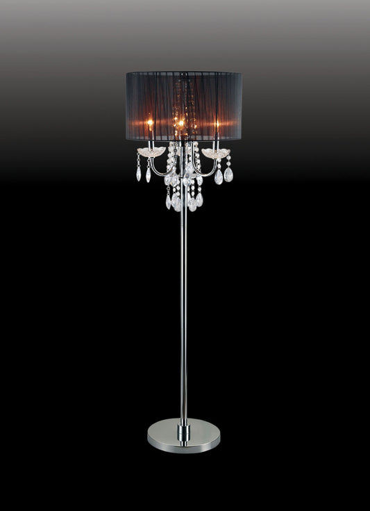 Jada Black Floor Lamp FOA East