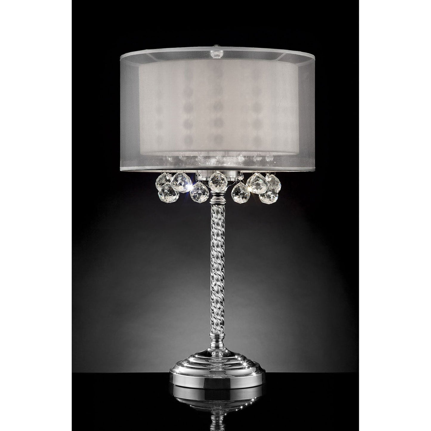 Lila Silver 78.5"H Table Lamp FOA East