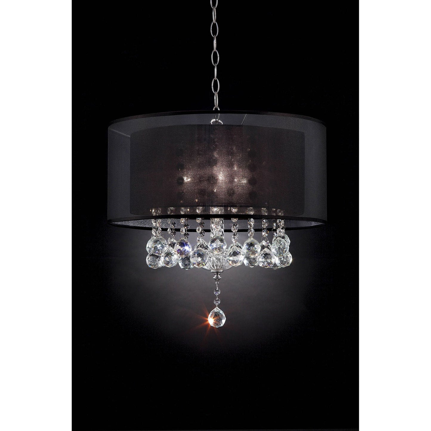 Ivy Chrome Ceiling Lamp FOA East