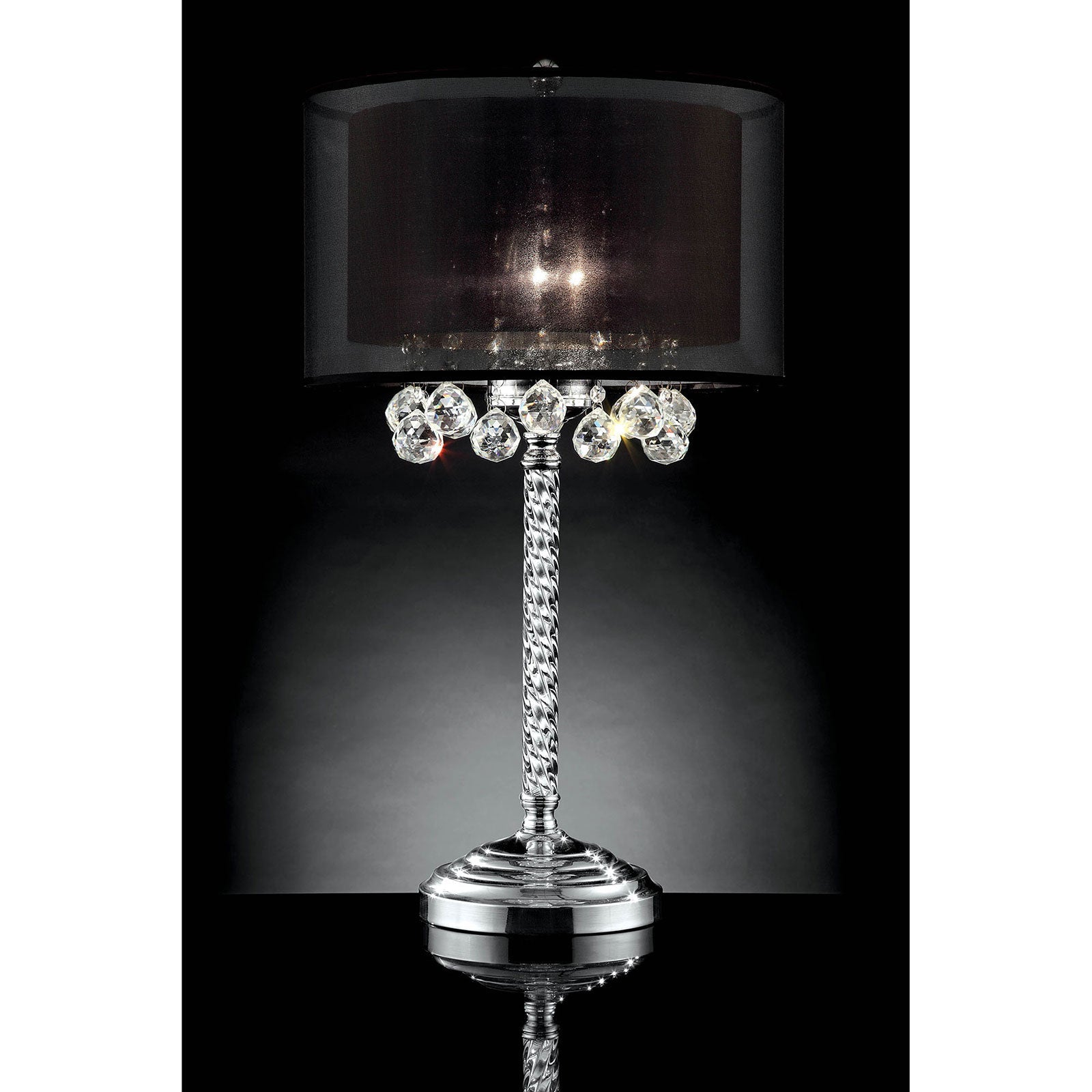 Ivy Chrome Table Lamp FOA East