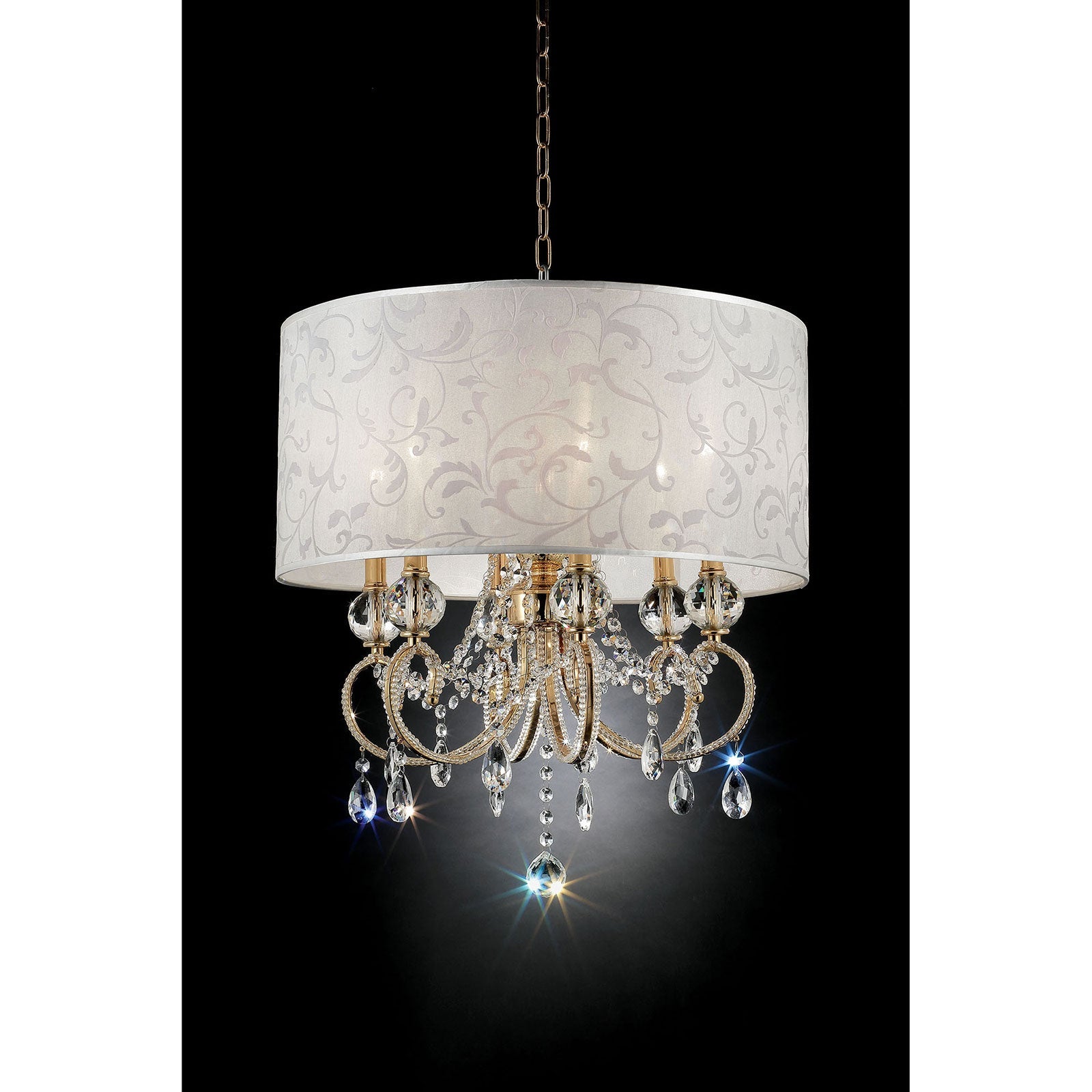 Deborah Gold 24.5"H Gold Ceiling Lamp FOA East