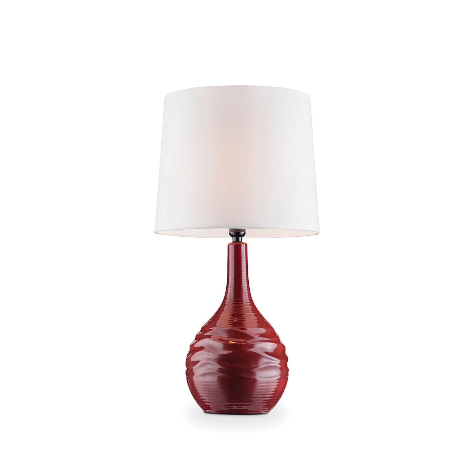 Ida Burgundy Table Lamp FOA East