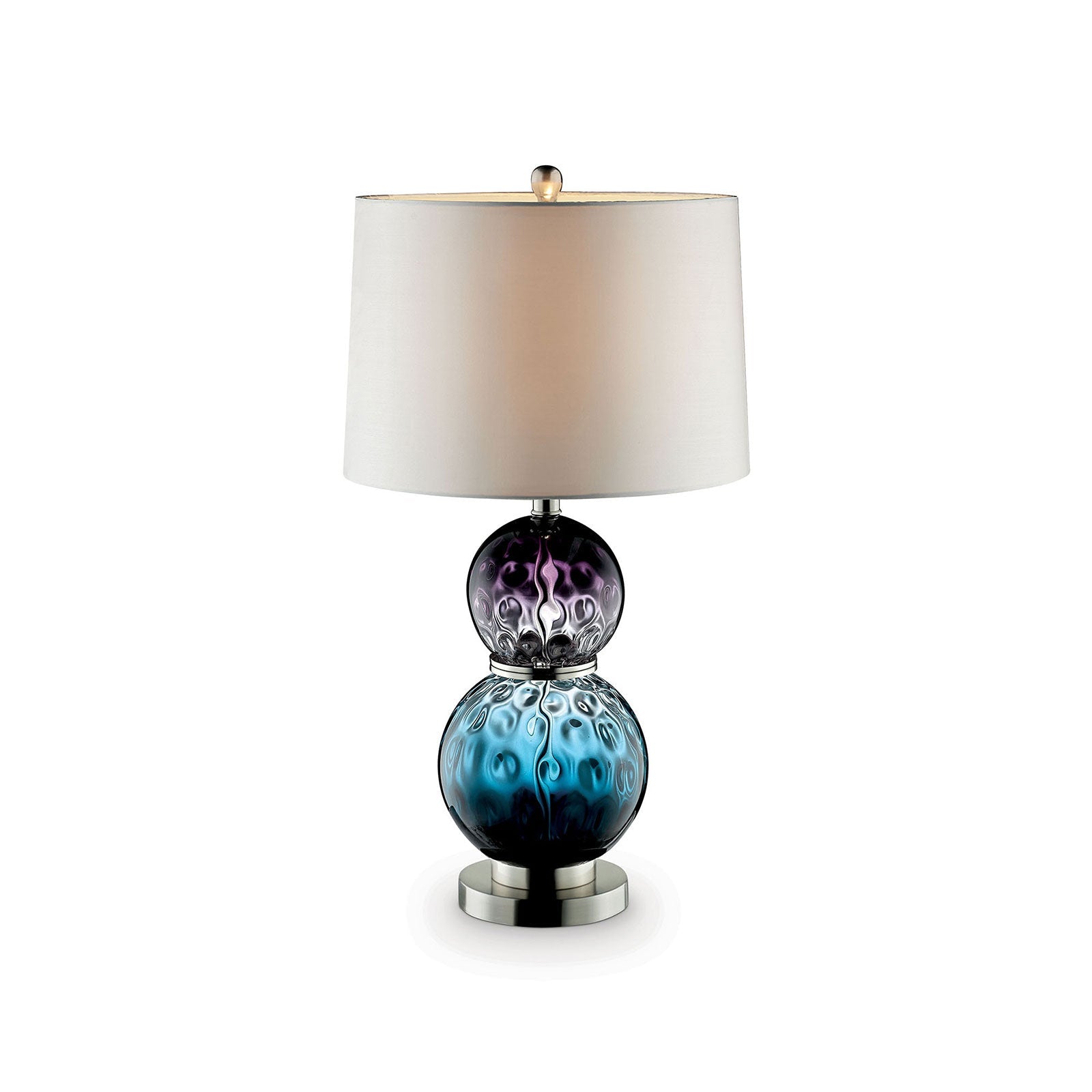 Camila Purple/Blue 27.5"H Glass Table Lamp FOA East