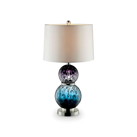 Camila Purple/Blue 27.5"H Glass Table Lamp