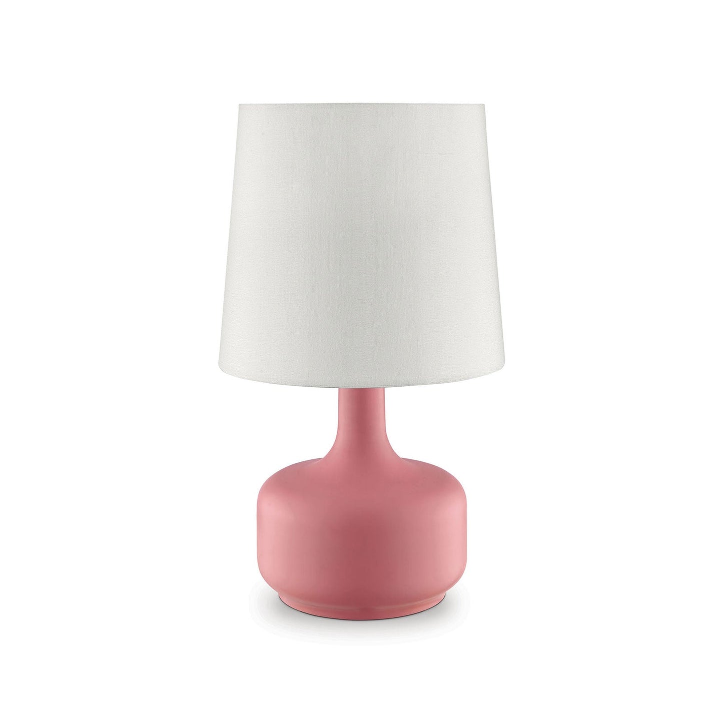 Farah Pink 17"H Matte Pink Table Lamp FOA East