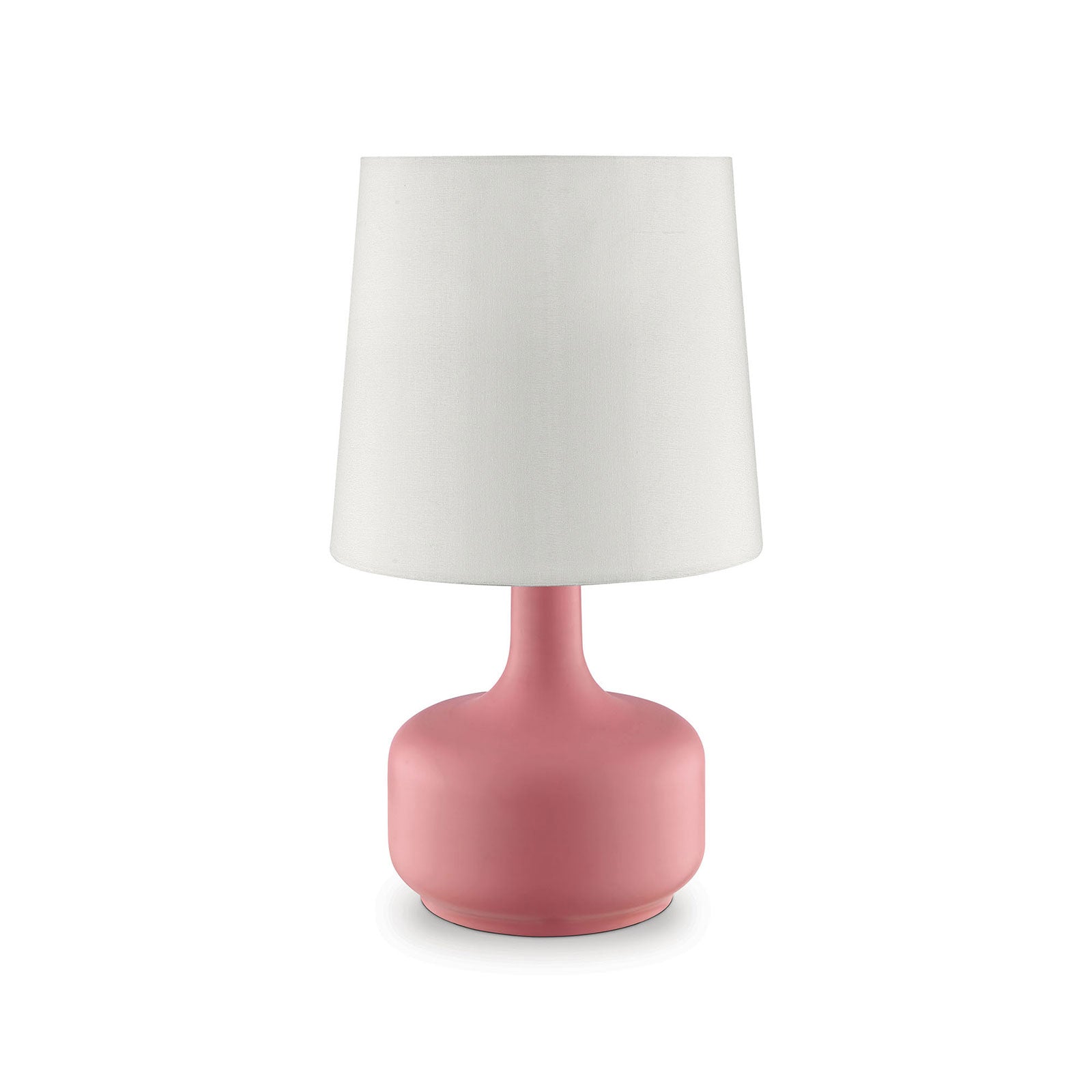 Farah Pink 17"H Matte Pink Table Lamp FOA East