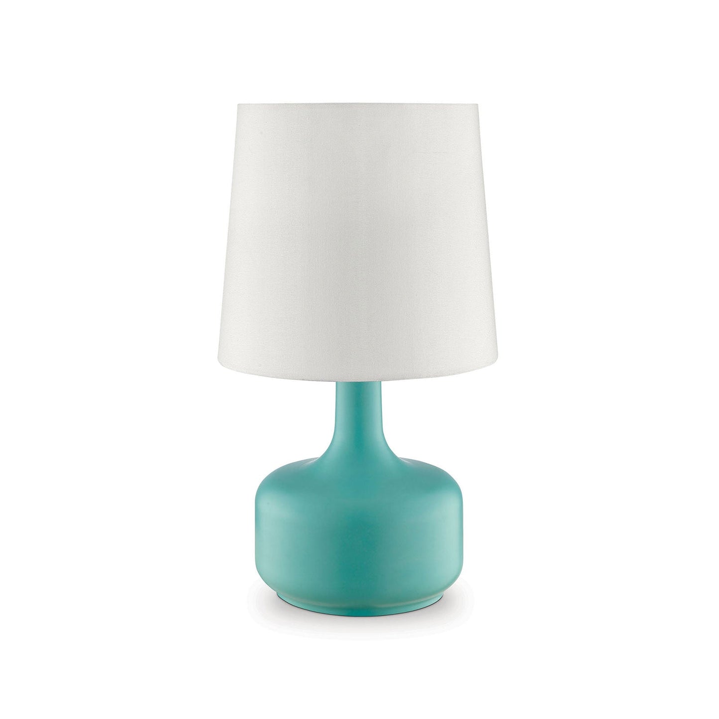 Farah Teal 17"H Matte Teal Table Lamp FOA East