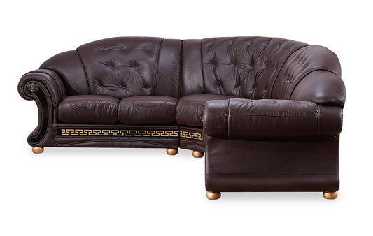 ESF Furniture - Apolo Sectional Right Facing Brown - APOLOSECTRIGHTBROW ESF Furniture