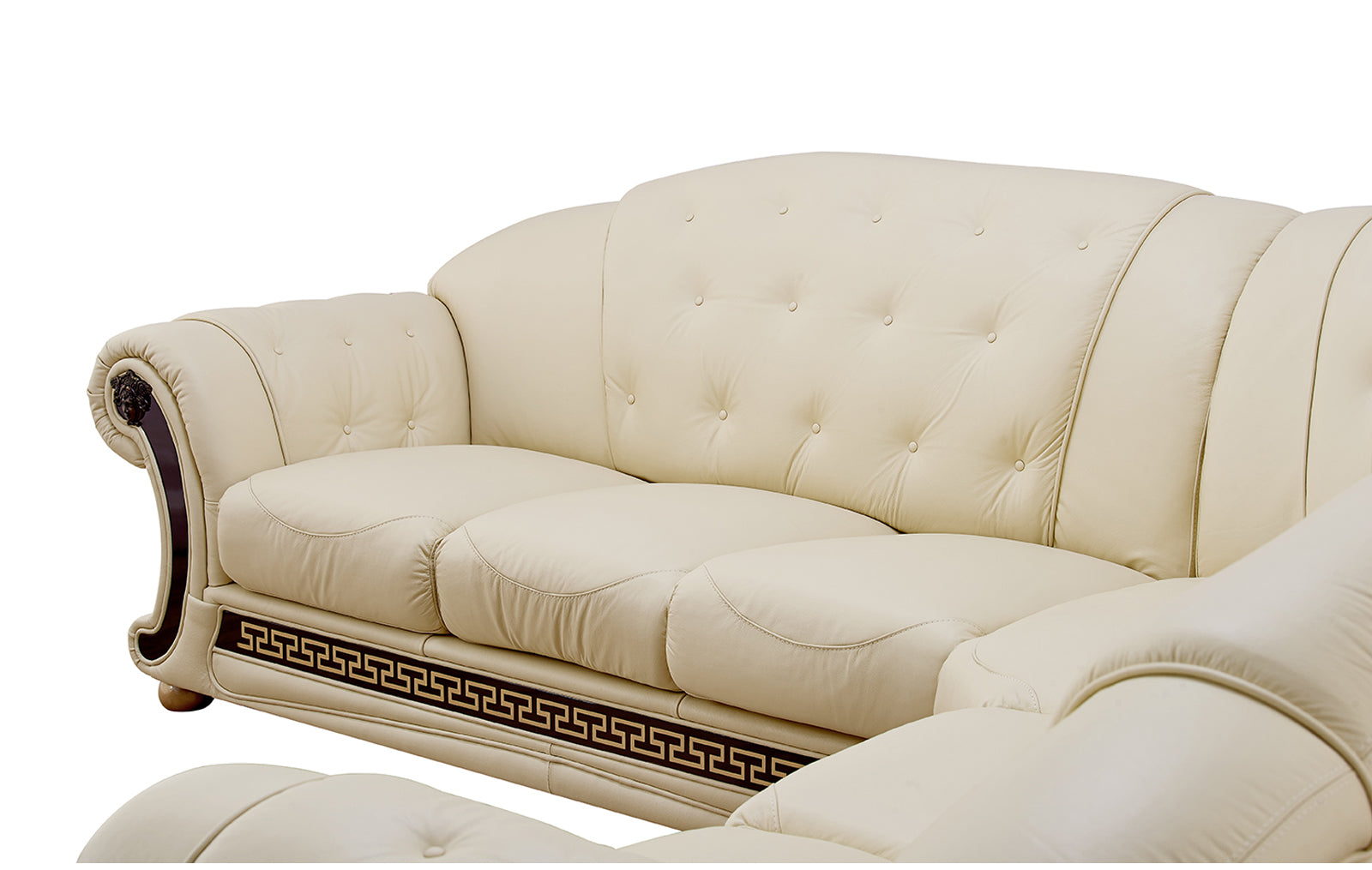 ESF Furniture - Apolo Sectional Right Facing Ivory - APOLOSECTRIGHTIVORY ESF Furniture