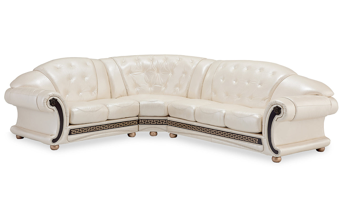 ESF Furniture - Apolo Sectional Left Facing Pearl - APOLOSECTLEFTPEARL ESF Furniture