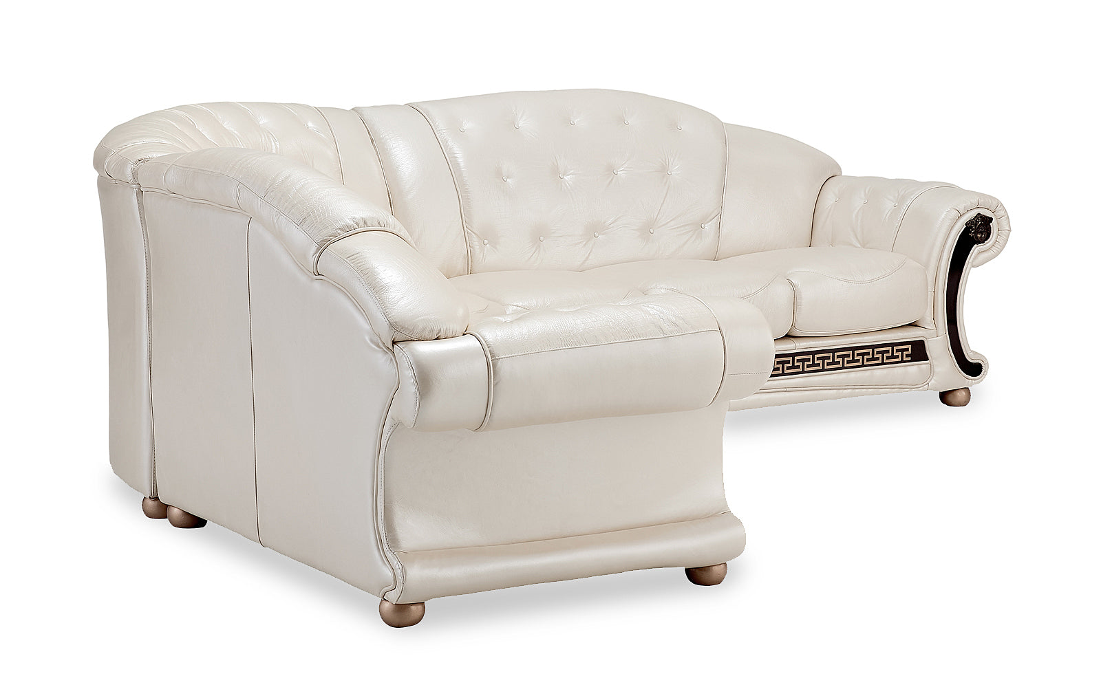 ESF Furniture - Apolo Sectional Left Facing Pearl - APOLOSECTLEFTPEARL ESF Furniture