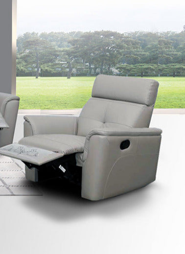 ESF Furniture - 8501 Chair w-Recliners in Light Grey - 85011 ESF Furniture