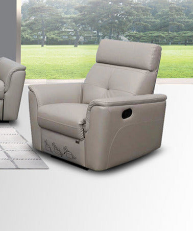 ESF Furniture - 8501 Chair w-Recliners in Light Grey - 85011 ESF Furniture