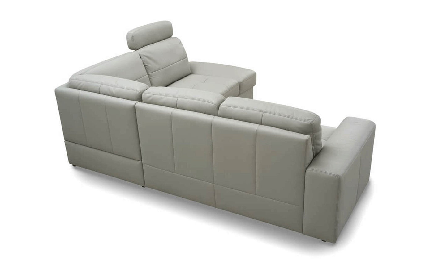 ESF FURNITURE - Ella Right Sectional w/Bed in Taupe - ELLASECTIONAL ESF Furniture