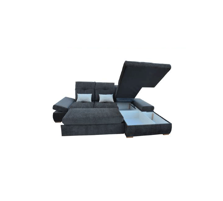 ESF FURNITURE - Estero Sectional Right with Bed and storage - ESTERO ESF Furniture