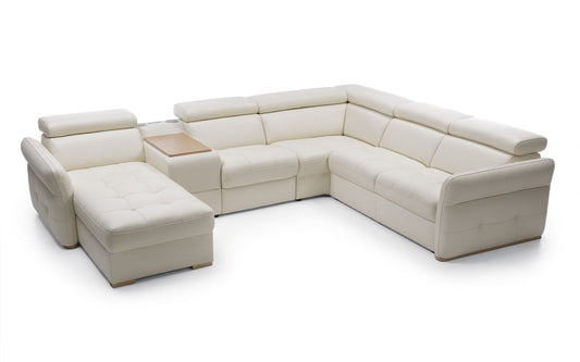 ESF Furniture - Massimo Sectional Left Chaise w/Storage, Bar Element, Electric Recliner, Corner, Sofa w/Bed - MASSIMO SECTIONAL ESF Furniture