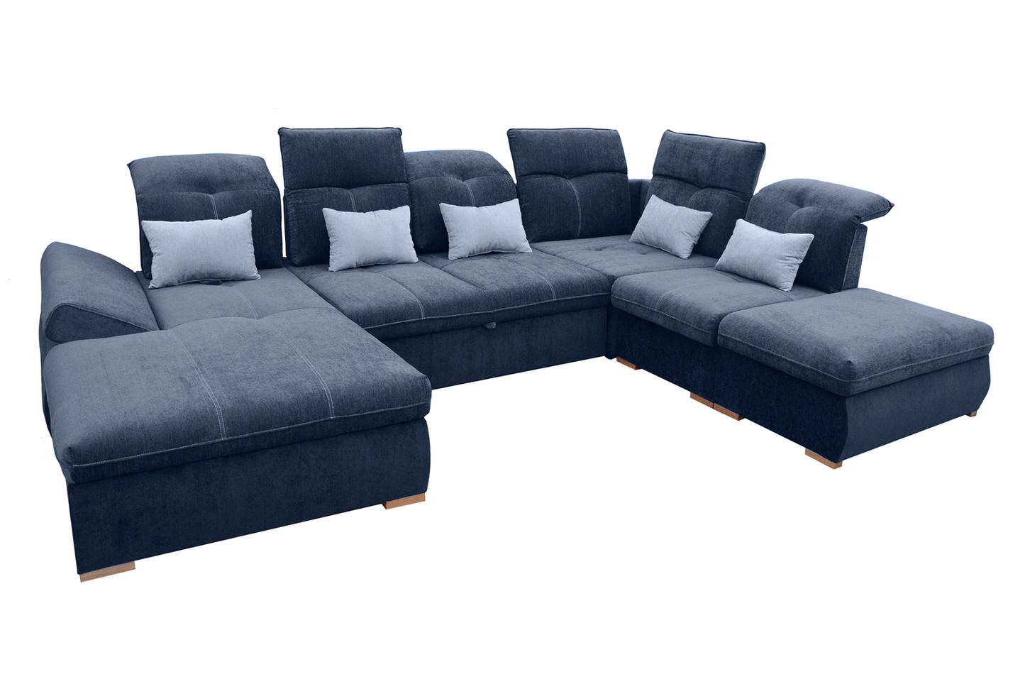 ESF FURNITURE - Opera Left Sectional in Dark Blue - OPERASECTIONAL ESF Furniture