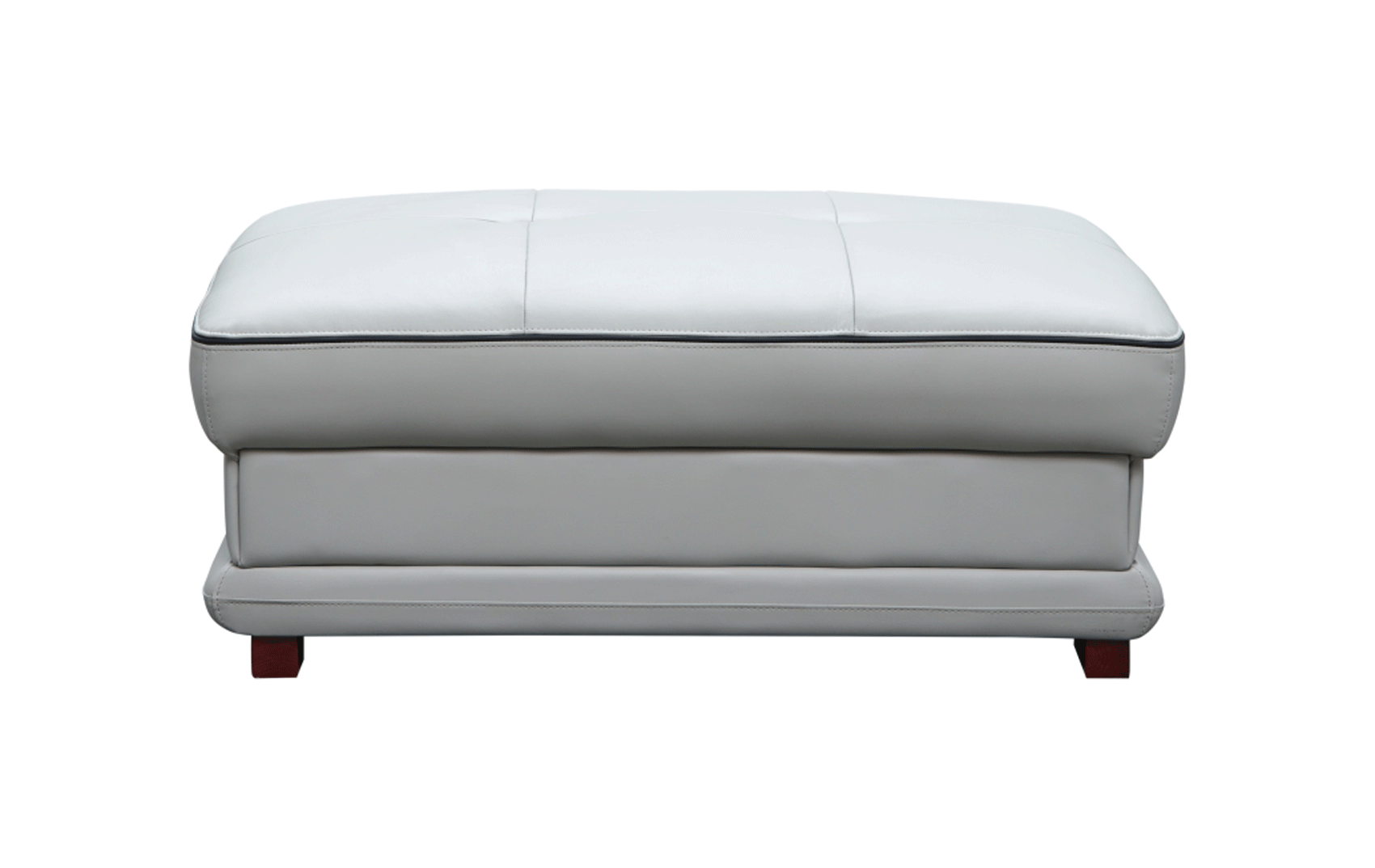 ESF Furniture - 908 Ottoman in Light Grey - 908OTTOMAN ESF Furniture