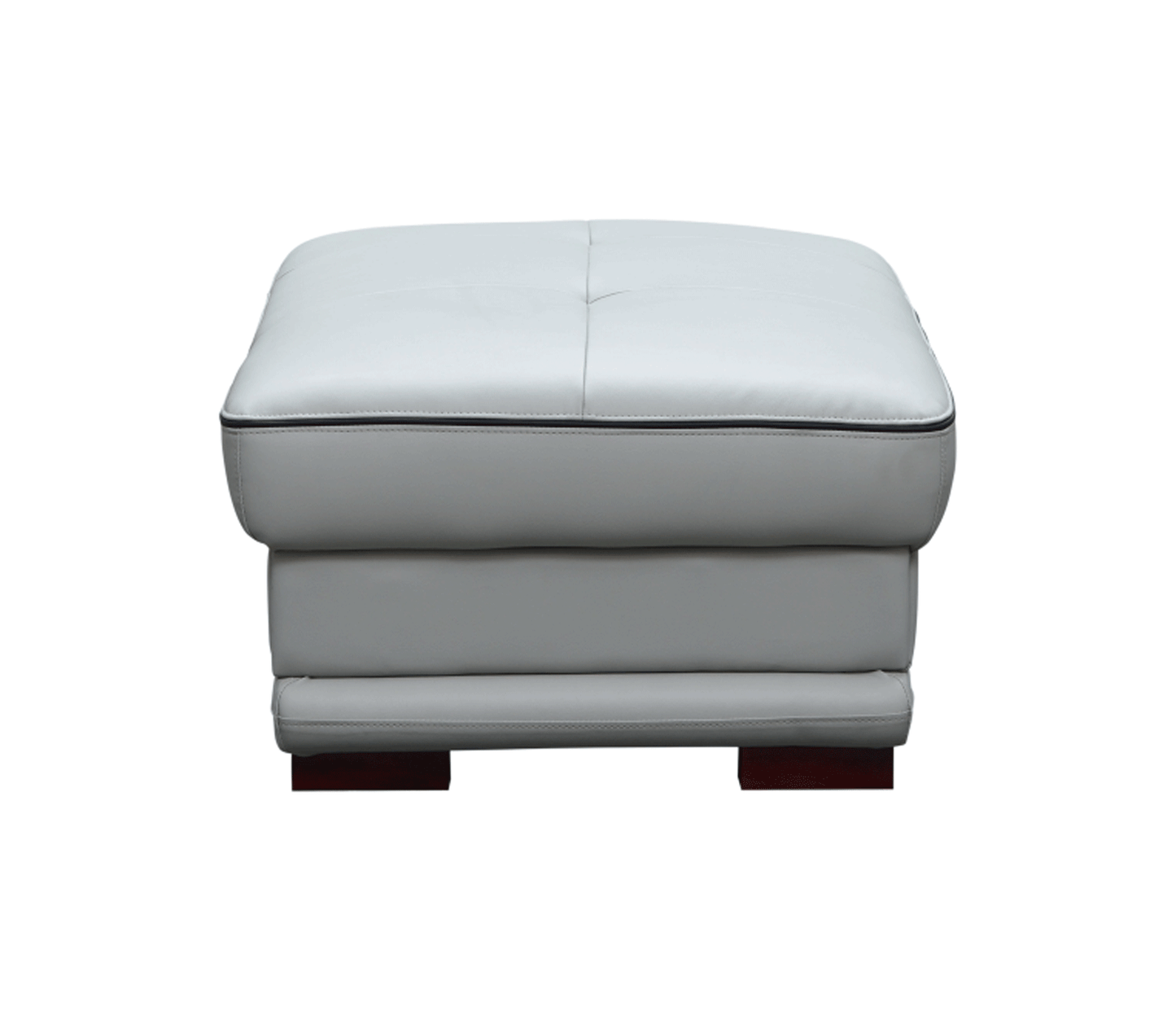 ESF Furniture - 908 Ottoman in Light Grey - 908OTTOMAN ESF Furniture