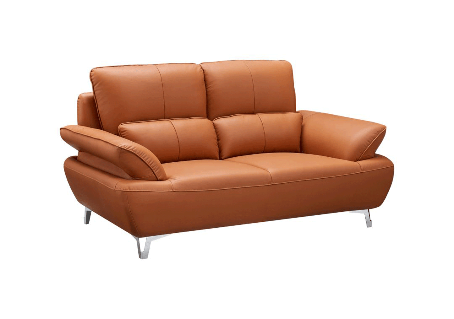 ESF Furniture - 1810 2 Orange Loveseat - 18102 ESF Furniture