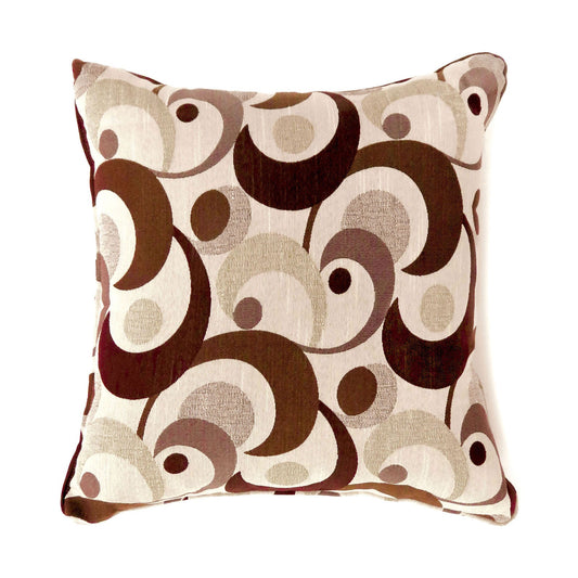 Swoosh Brown 18" X 18" Pillow, Brown (2/CTN) FOA East