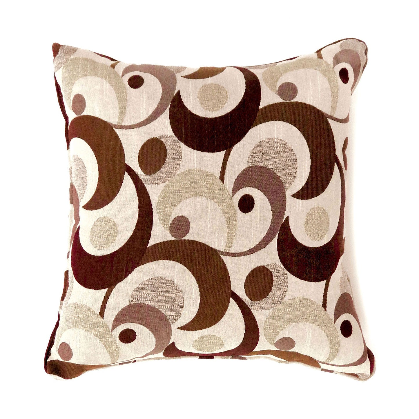 Swoosh Brown 22"' X 22" Pillow, Brown (2/CTN) FOA East