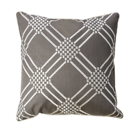 Bess Gun Metal 20" X 20" Pillow, Gunmetal (2/CTN)