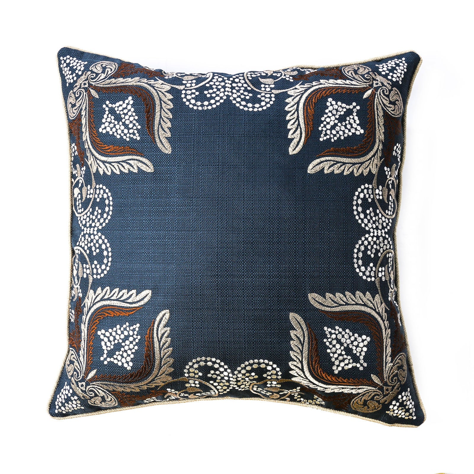 Dina Navy 20" X 20" Pillow, Navy (2/CTN) FOA East