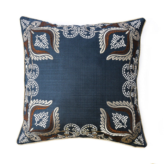 Dina Navy 20" X 20" Pillow, Navy (2/CTN) FOA East